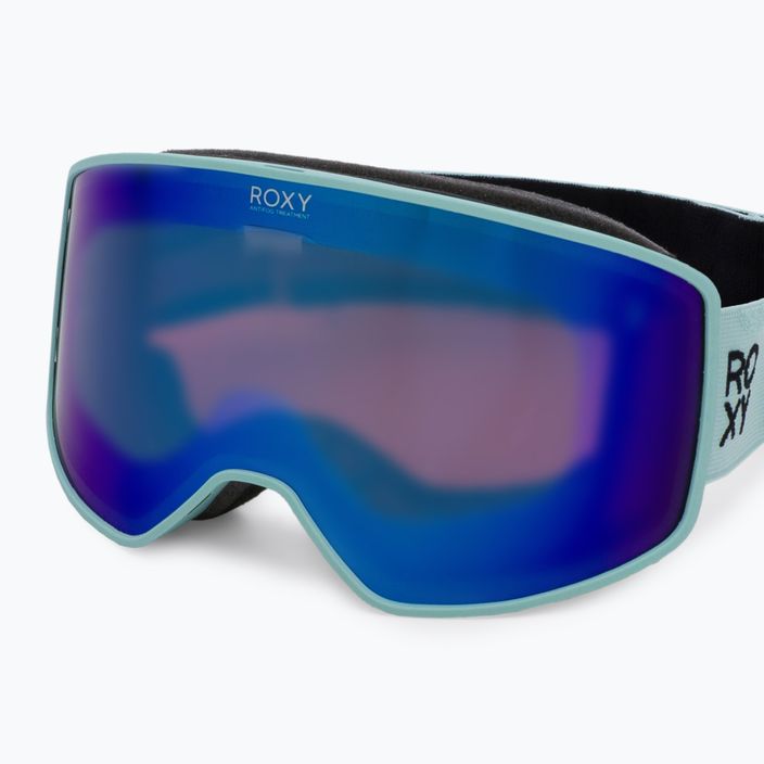 Occhiali da snowboard da donna ROXY Storm fair aqua/ml blu 5