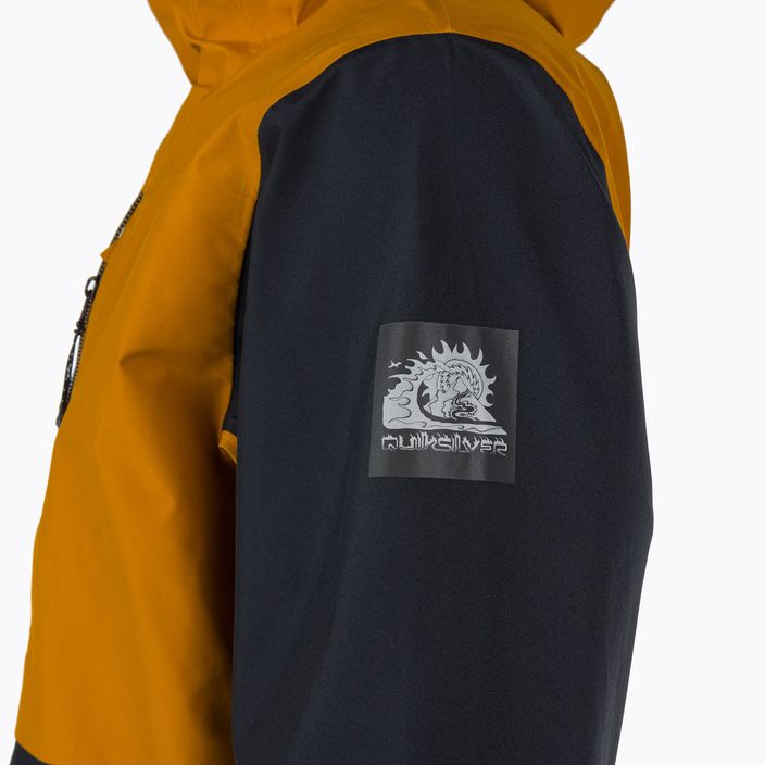 Quiksilver Hlpro S Carlson 3L Gore-Tex giacca da snowboard uomo marrone olivastro 3