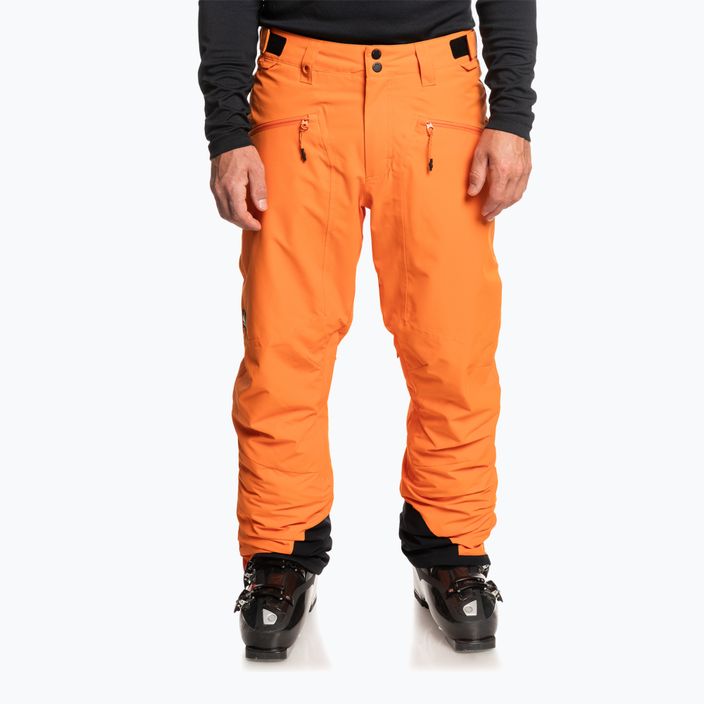 Pantaloni da snowboard Quiksilver Boundry arancione ruggine da uomo 6