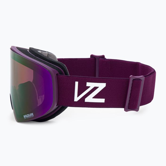 VonZipper Encore acai satin/wildlife cosmic chrome occhiali da snowboard 4