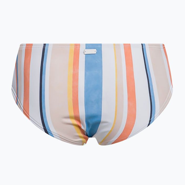 ROXY Beach Classics Moderate peach whip sand stripper swimsuit slip 2