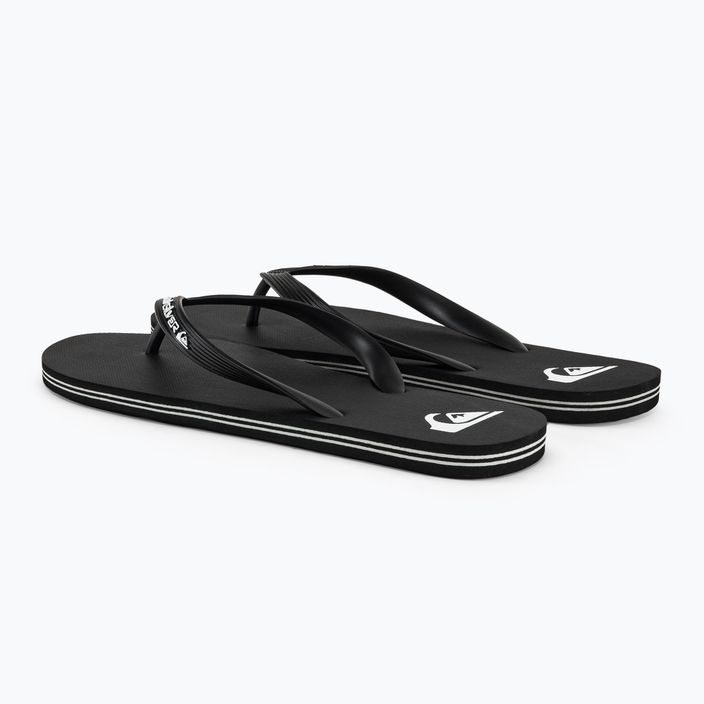 Infradito Quiksilver Molokai Core nero da uomo 3