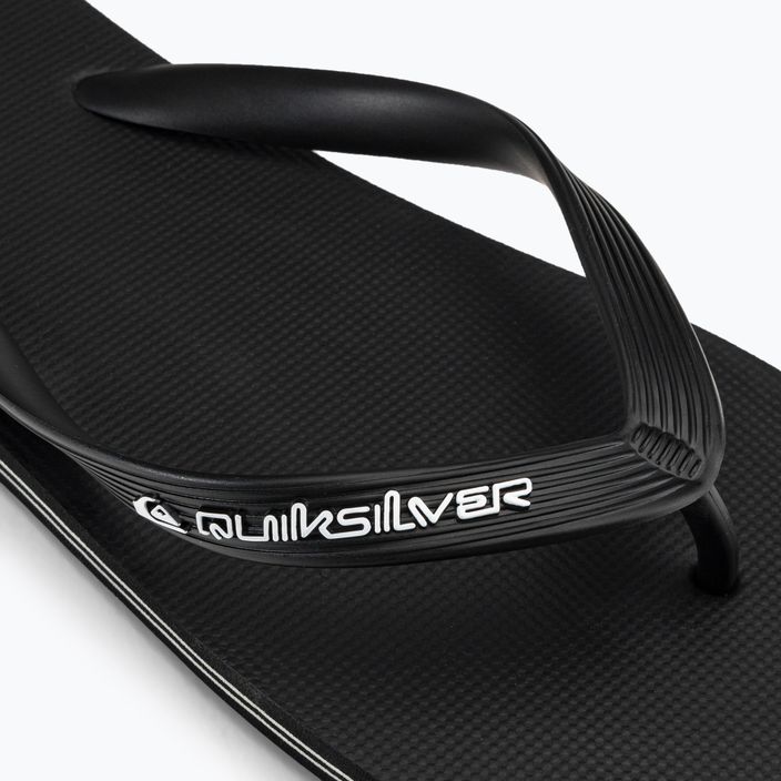 Infradito Quiksilver Molokai Core nero da uomo 6