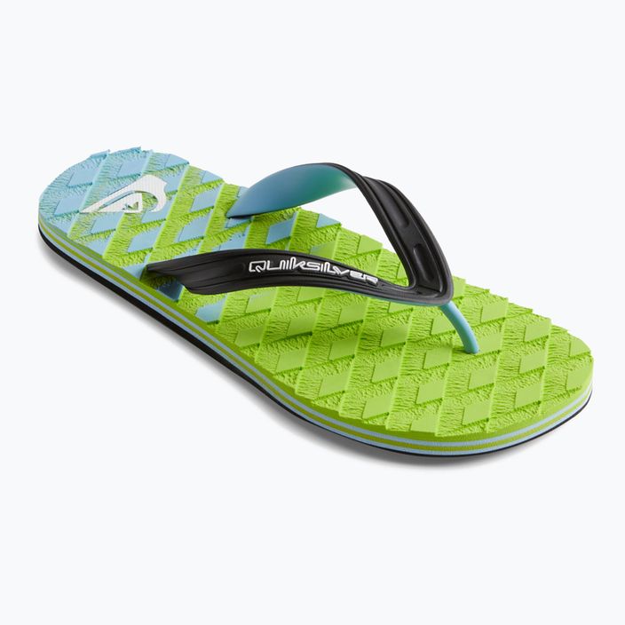 Infradito Quiksilver Oahuey verde da uomo 9