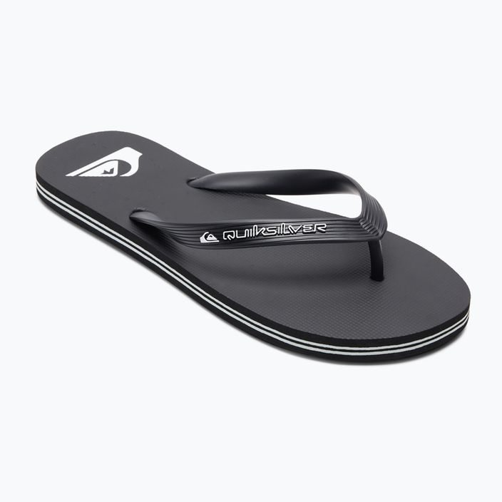 Infradito Quiksilver Molokai Core nero da uomo 8