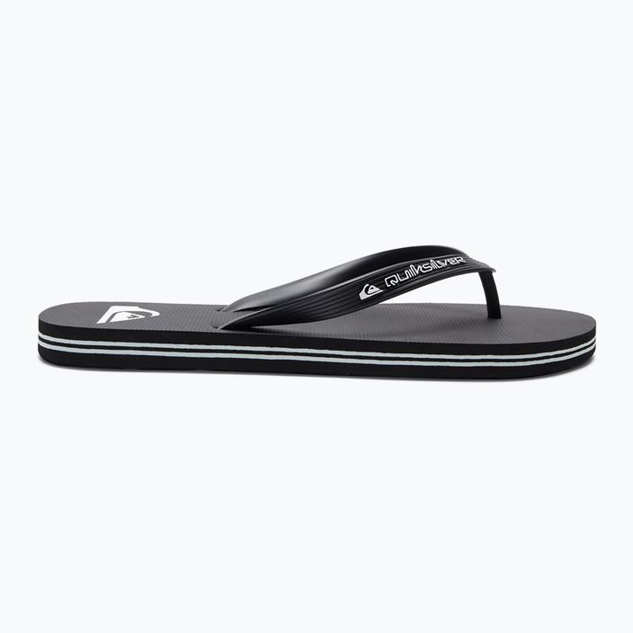 Infradito Quiksilver Molokai Core nero da uomo 9