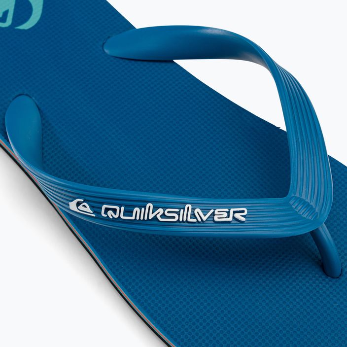 Infradito Quiksilver Molokai Core blu da uomo 7