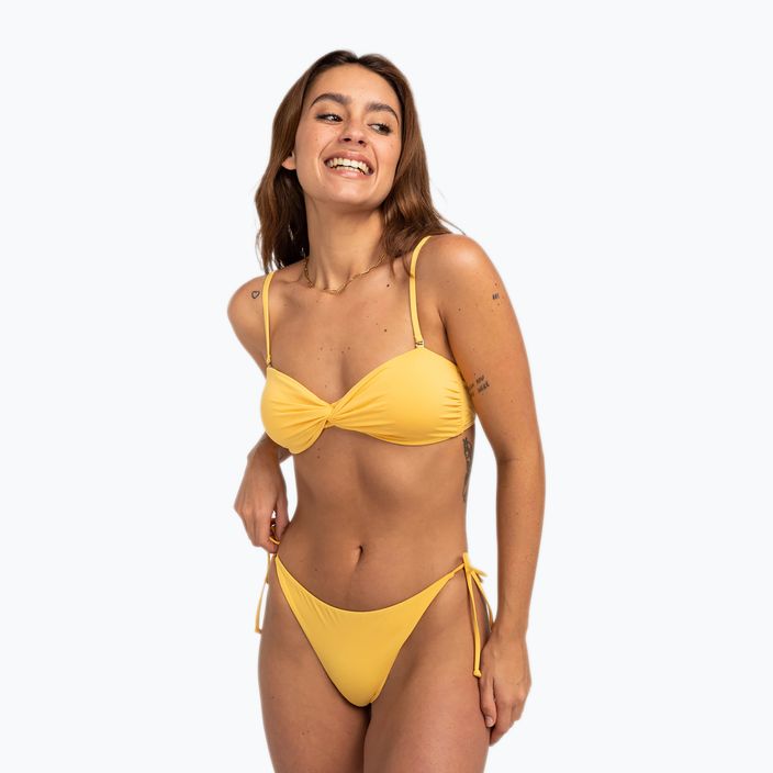 Billabong Sol Searcher - Top del costume da bagno a fascia drappeggiato - pesca dorato 3