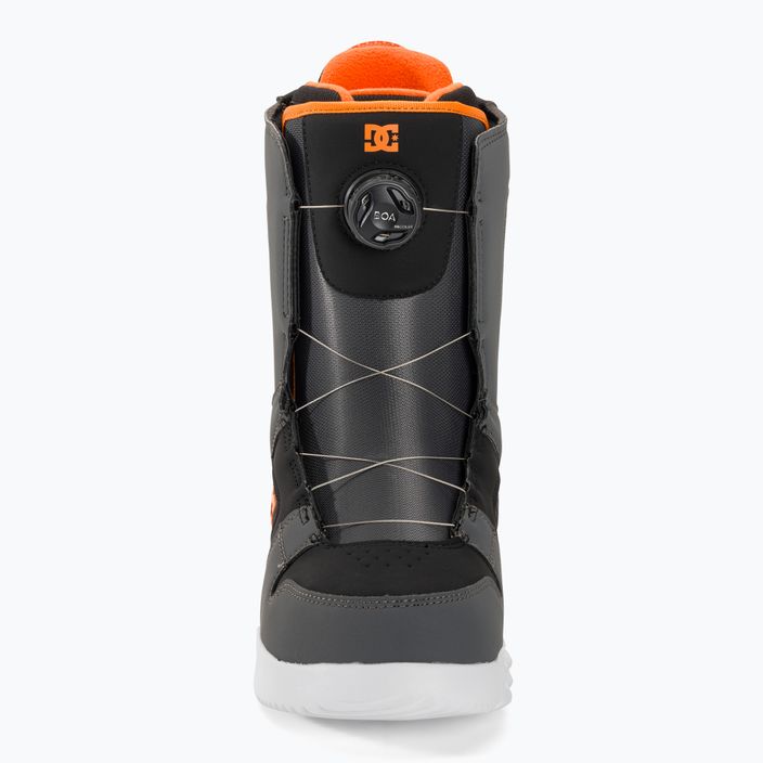 Scarponi da snowboard DC Phase Boa grigio/nero/arancione da uomo 3