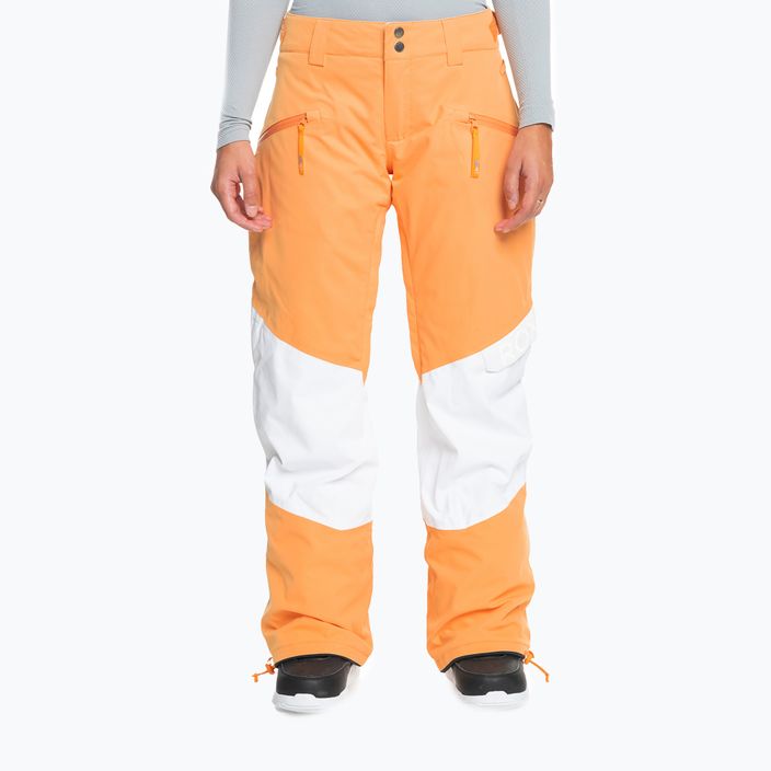 Pantaloni da snowboard donna ROXY Chloe Kim Woodrose mock arancione