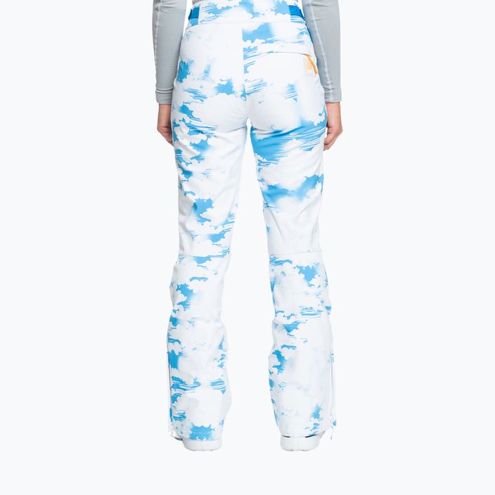 Pantaloni da snowboard donna ROXY Chloe Kim azzurro nuvole 3