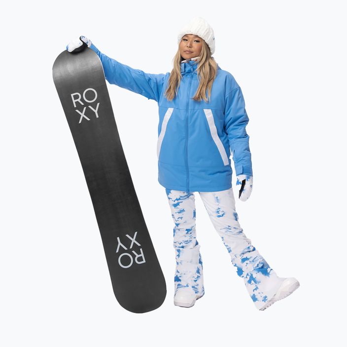 Pantaloni da snowboard donna ROXY Chloe Kim azzurro nuvole 5