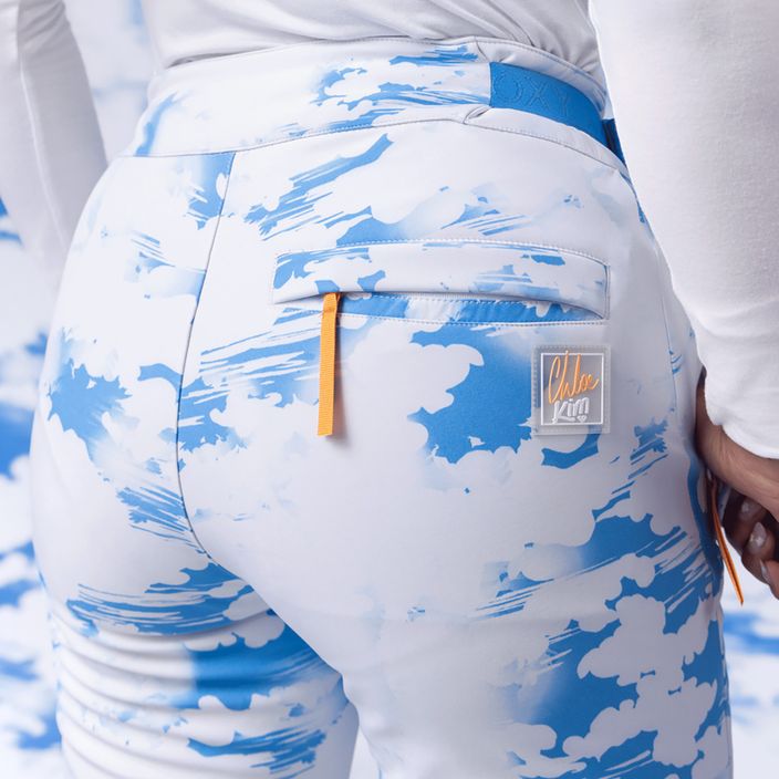 Pantaloni da snowboard donna ROXY Chloe Kim azzurro nuvole 10