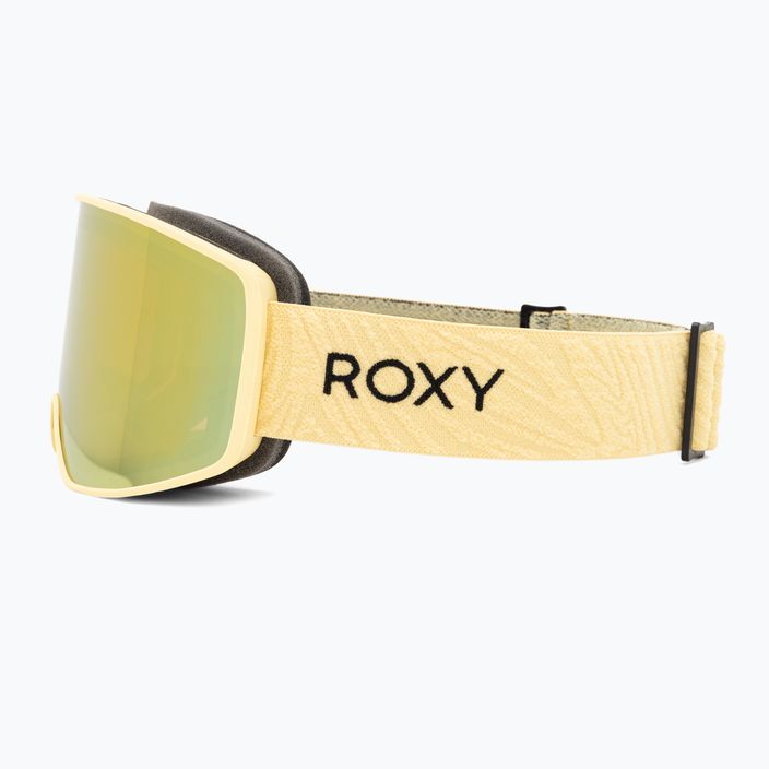 ROXY Storm Occhiali da snowboard da donna oro tramonto/oro ml 4