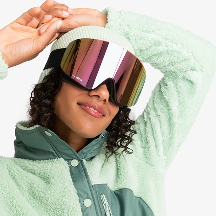 Occhiali da snowboard da donna ROXY Fellin Color Luxe nero/clux ml viola chiaro 9