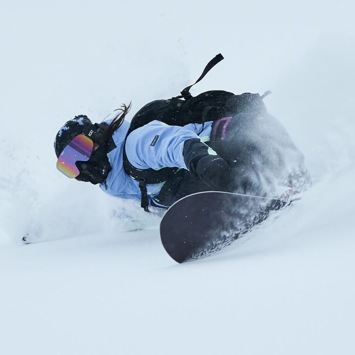 Occhiali da snowboard da donna ROXY Fellin Color Luxe nero/clux ml viola chiaro 12