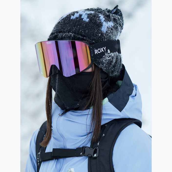 Occhiali da snowboard da donna ROXY Fellin Color Luxe nero/clux ml viola chiaro 14