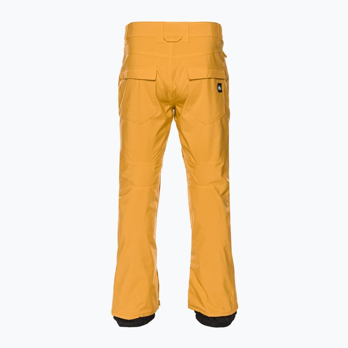 Pantaloni da snowboard Quiksilver Estate giallo minerale da uomo 2