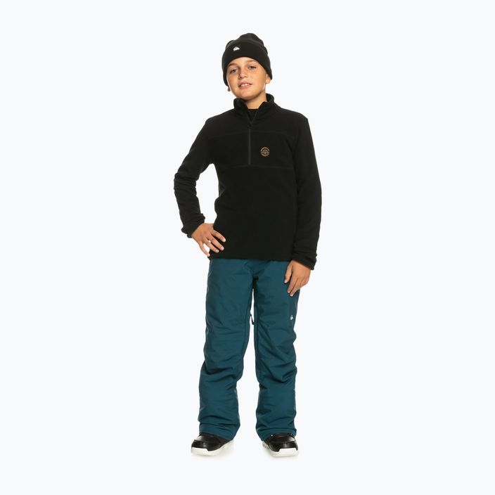 Pantaloni da snowboard Quiksilver Estate Youth blu maiolica da bambino 6
