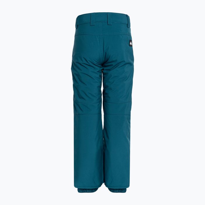 Pantaloni da snowboard Quiksilver Estate Youth blu maiolica da bambino 8
