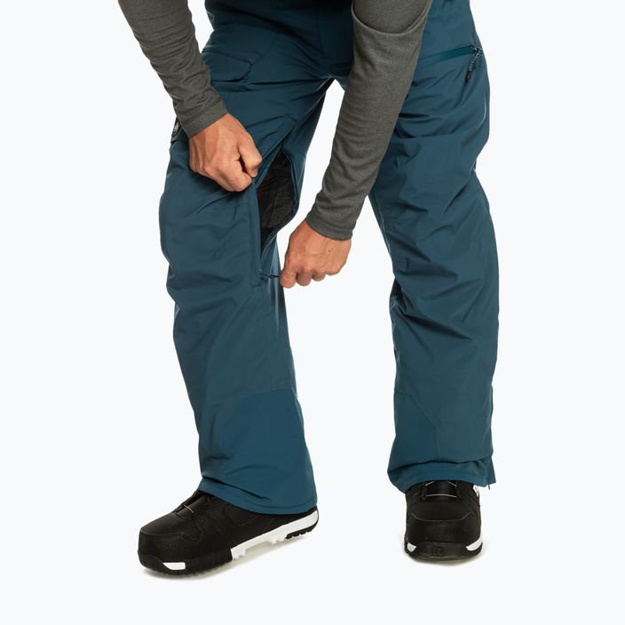 Pantaloni da snowboard Quiksilver Utility da uomo blu maiolica 7