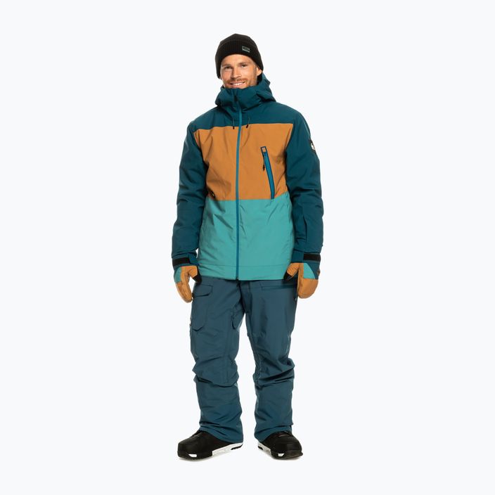 Pantaloni da snowboard Quiksilver Utility da uomo blu maiolica 8