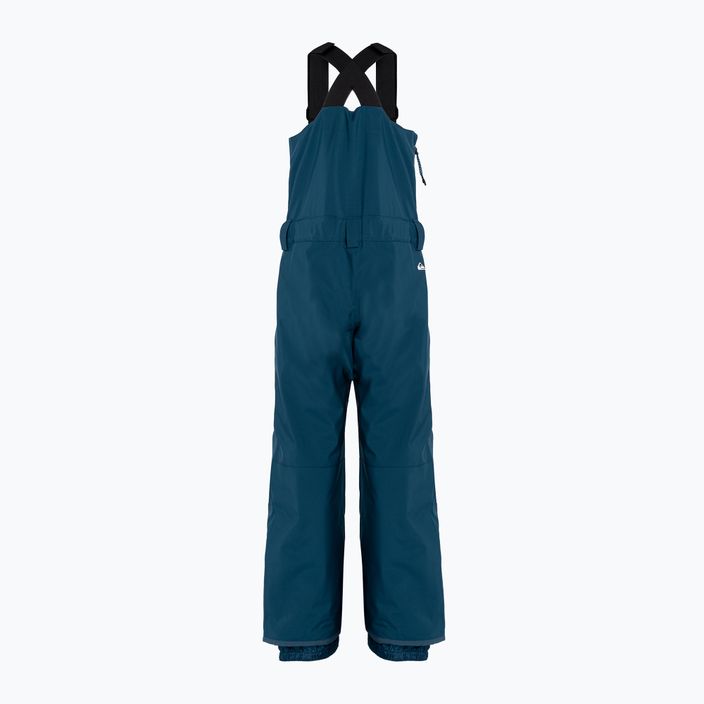 Pantaloni da snowboard Quiksilver da bambino Mash Up Bib blu maiolica 8