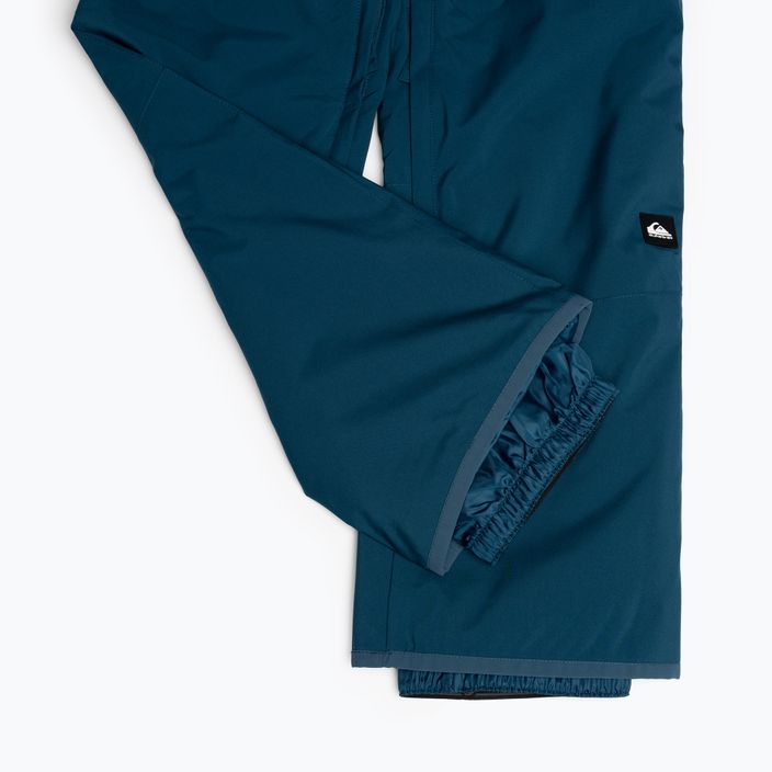 Pantaloni da snowboard Quiksilver da bambino Mash Up Bib blu maiolica 11