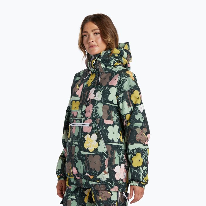 Giacca da snowboard DC AW Chalet Anorak donna in fiore 3