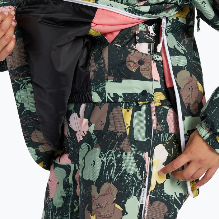 Giacca da snowboard DC AW Chalet Anorak donna in fiore 6