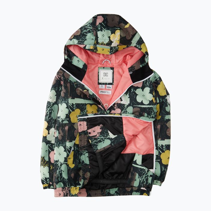 Giacca da snowboard DC AW Chalet Anorak donna in fiore 8