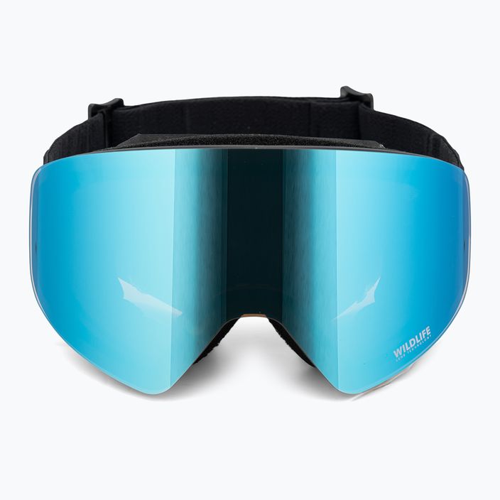 VonZipper Encore nero satinato/wildlife stellar chrome occhiali da snowboard 2