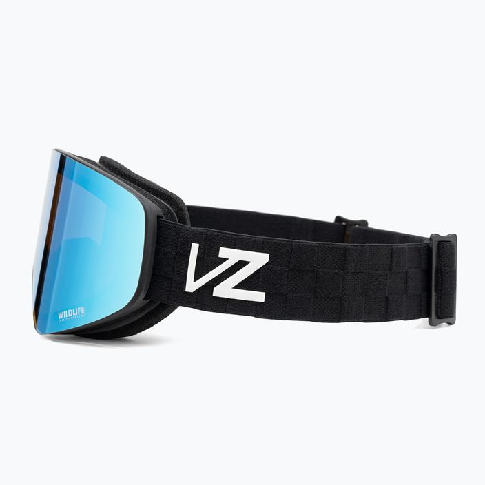 VonZipper Encore nero satinato/wildlife stellar chrome occhiali da snowboard 4