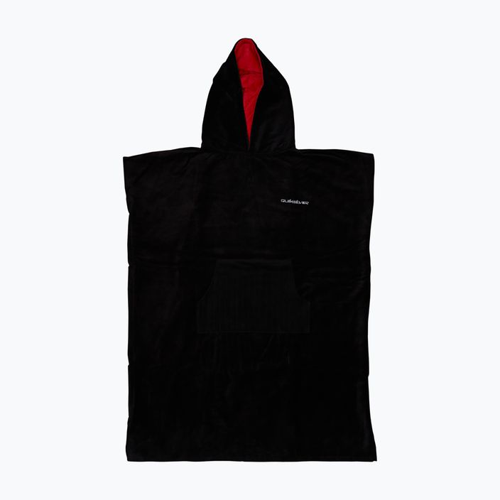 Quiksilver Hoody Towel nero/nero poncho da uomo