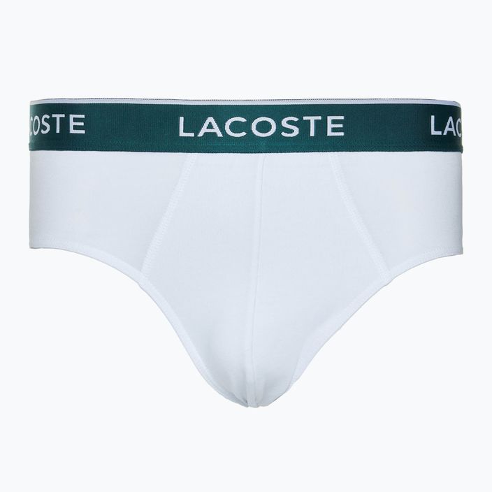 Slip Lacoste uomo 8H3472 3 paia nero/bianco/argento chine 4