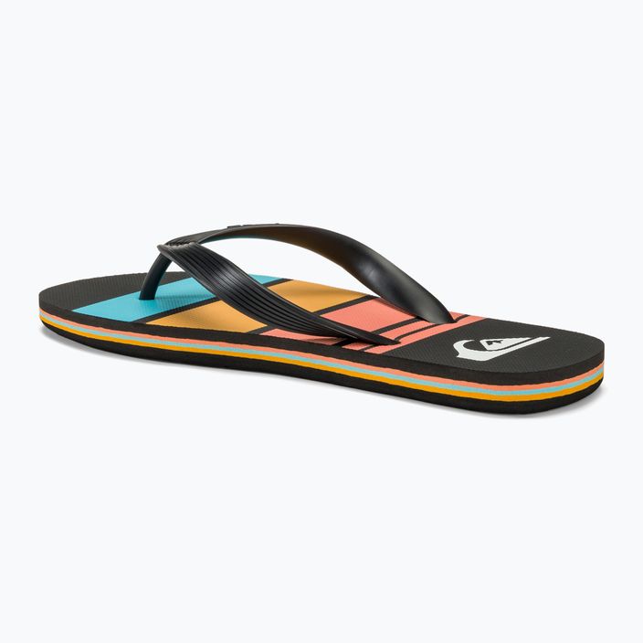 Quiksilver Molokai Stripe infradito uomo nero 1 3