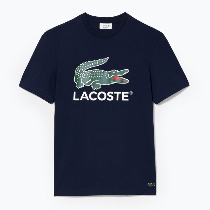 Maglietta Lacoste uomo TH1285 blu navy 5