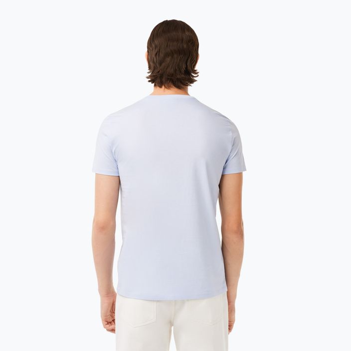 T-shirt Lacoste uomo TH6709 blu fenice 2