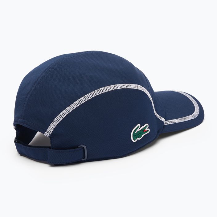 Cappello da baseball Lacoste da uomo RK7574 432 blu navy/blu navy 2