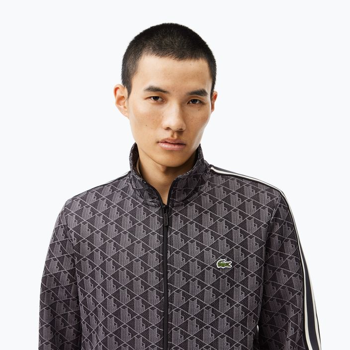 Felpa Lacoste uomo SH1368 nero/grafite 3