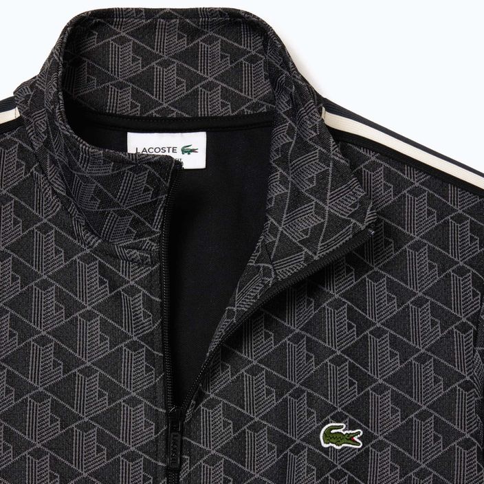 Felpa Lacoste uomo SH1368 nero/grafite 6