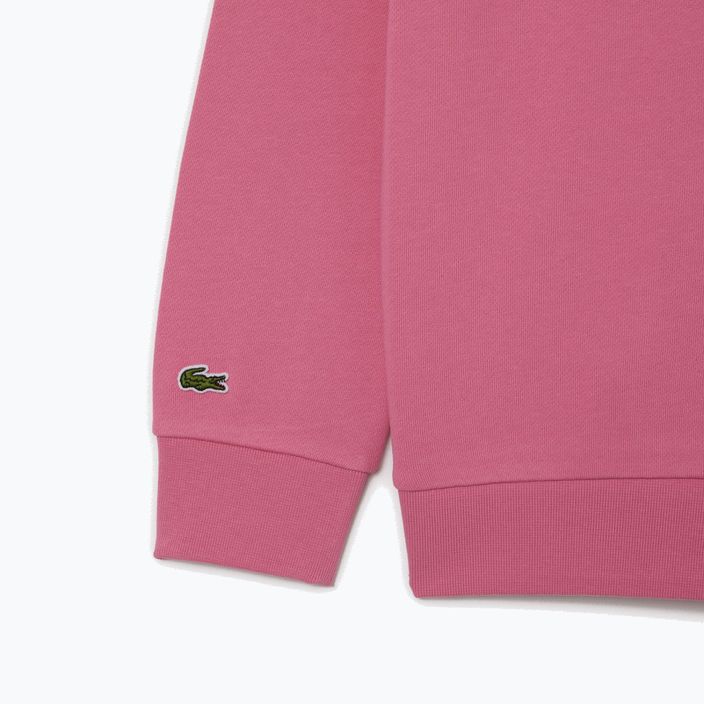 Felpa Lacoste da bambino SJ3004 rosa reseda 4