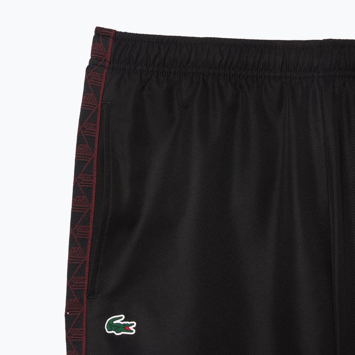 Pantaloni Lacoste da uomo XH2521 nero 6