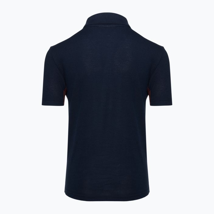 Polo Lacoste bambino PJ2479 blu navy-espresso 2