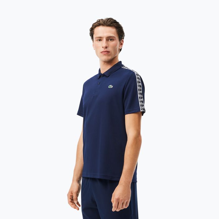 Polo Lacoste uomo DH2557 blu navy