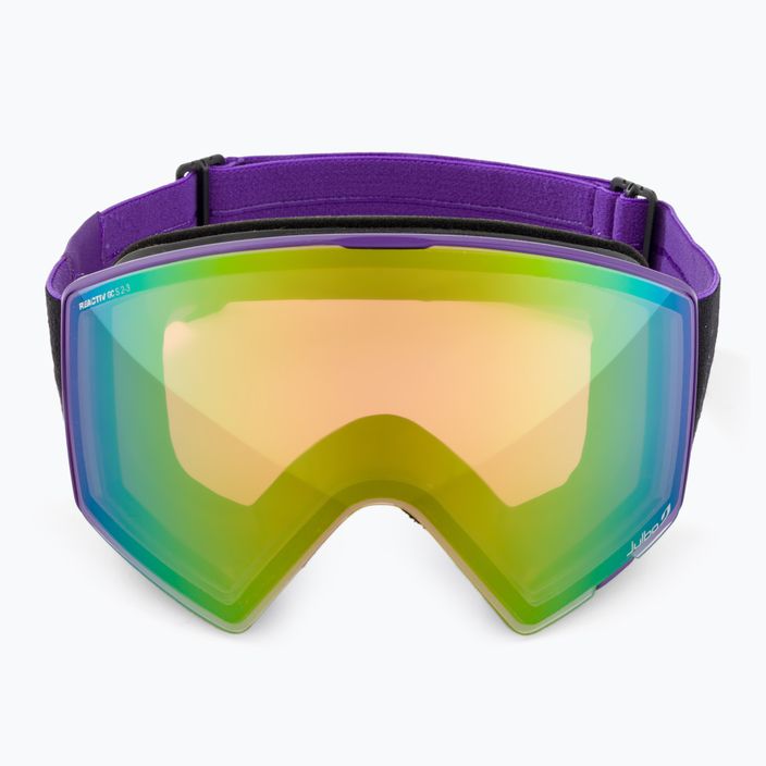 Julbo Razor Edge Reactiv Glare Control occhiali da sci viola/nero/verde flash 2