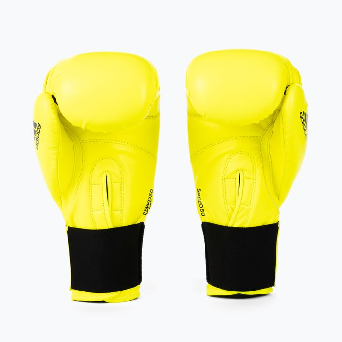 Guantoni da boxe adidas Speed 50 giallo ADISBG50 2
