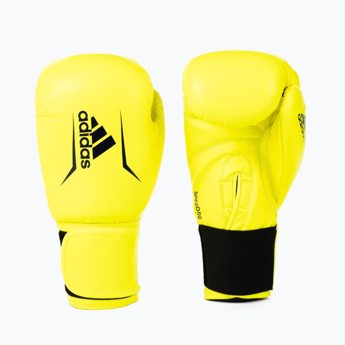 Guantoni da boxe adidas Speed 50 giallo ADISBG50 3