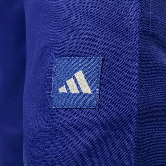 GI per il jiu-jitsu brasiliano adidas Rookie blu/grigio 9