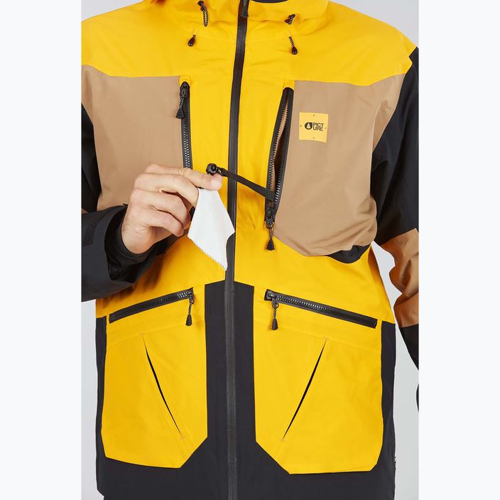 Immagine Naikoon giacca da sci da uomo 20/20 giallo 5